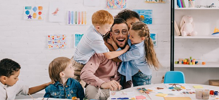 Spielsituation in einem Kindergarten