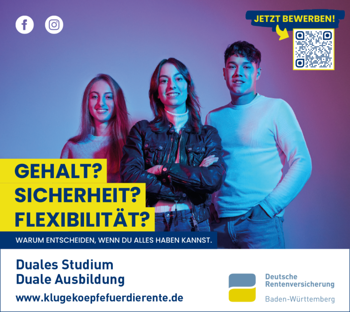 Drei Personen lächeln in die Kamera. Auf gelben Hintergrund der Slogan " GEHALT? SICHERHEIT? FLEXIBILITÄT? WARUM ENTSCHEIDEN WENN DU ALLES HABEN KANNST." Drei Personen lächeln in die Kamera. Auf gelben Hintergrund der Slogan " GEHALT? SICHERHEIT? FLEXIBILITÄT? WARUM ENTSCHEIDEN WENN DU ALLES HABEN KANNST."