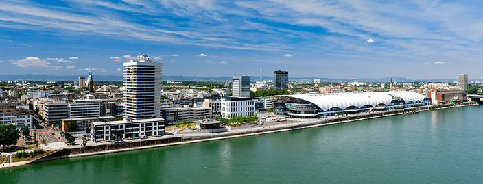 Stadtansicht vom Rhein aus Stadtansicht vom Rhein aus