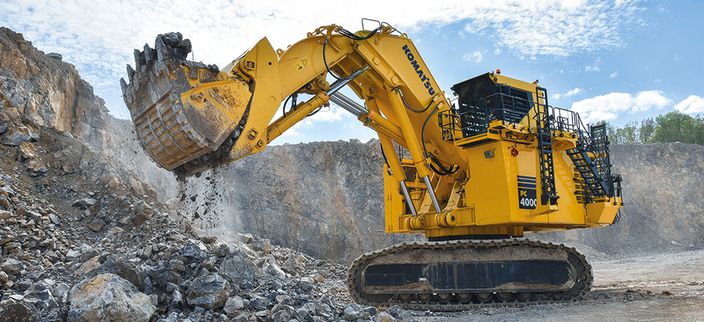 Gelbe Baumaschine Gelbe Baumaschine