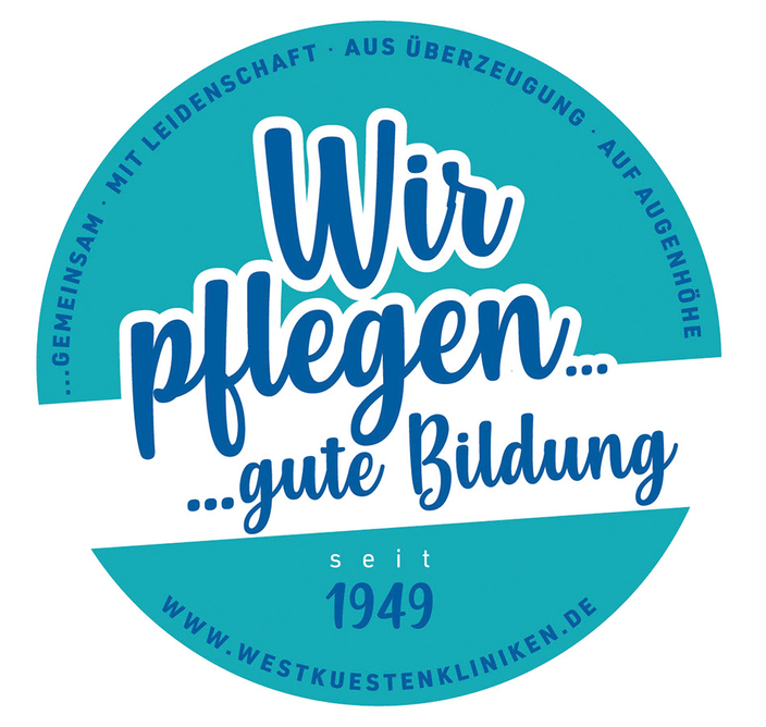 Button mit der Aufschrift: Wir pflegen gute Bildung seit 1949 Button mit der Aufschrift: Wir pflegen gute Bildung seit 1949