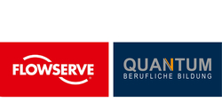 Logos: Flowserve Flow Control | Quantum Gesellschaft für berufliche Bildung