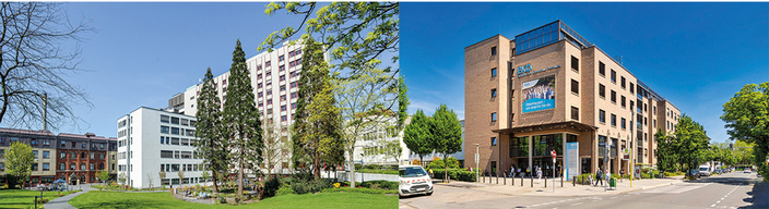 Außenansicht Krankenhäuser Außenansicht Krankenhäuser