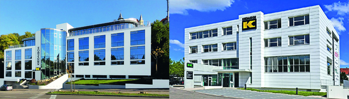Schulgebäude der Kiedaisch Schulen. Schulgebäude der Kiedaisch Schulen.
