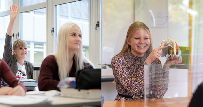 Schüler/innen beim Lernen Schüler/innen beim Lernen