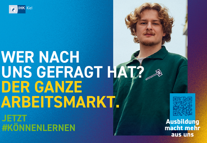 Azubikampagne mit der Aufschrift: Wer nach uns gefragt hat? Der ganze Arbeitsmarkt. Jetzt #könnenlernen Azubikampagne mit der Aufschrift: Wer nach uns gefragt hat? Der ganze Arbeitsmarkt. Jetzt #könnenlernen