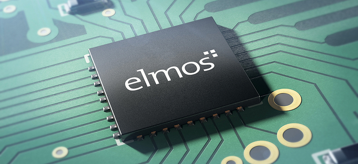 Ein Halbleiterchip von Elmos Semiconductor Business Services GmbH Ein Halbleiterchip von Elmos Semiconductor Business Services GmbH