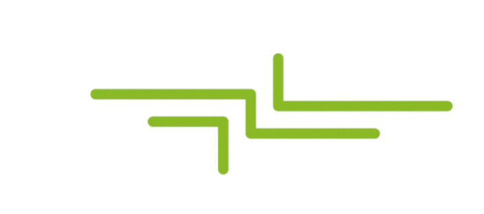 Graphik aus grünen Linien Graphik aus grünen Linien