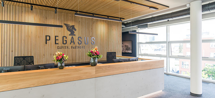 Eingangsbereich von Pegasus Capital Partners Eingangsbereich von Pegasus Capital Partners