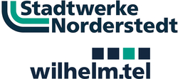Logo Stadtwerke Norderstedt und wilhelm.tel Logo Stadtwerke Norderstedt und wilhelm.tel