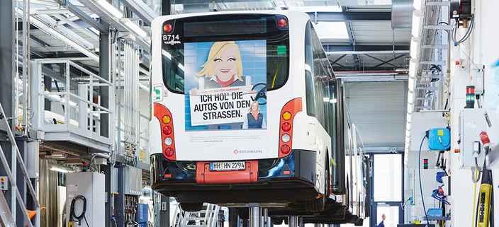 Bus in der Werkstatt Bus in der Werkstatt