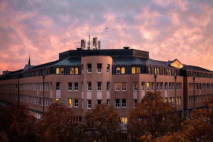 Hauptgebäude des Präsidiums Technik, Logistik, Service der Polizei Hauptgebäude des Präsidiums Technik, Logistik, Service der Polizei