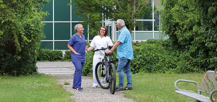 Mitarbeitende im Gesundheitsbereich