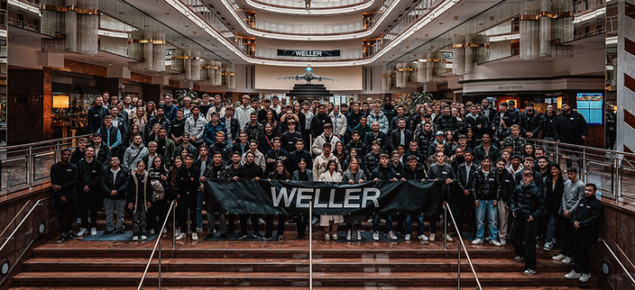 Gruppenfoto der Auszubildenden bei WELLER Gruppenfoto der Auszubildenden bei WELLER