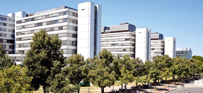 Gebäude der Universität Bielefeld.