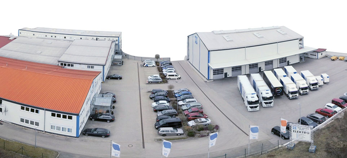 Luftperskeptive Firmengebäude Luftperskeptive Firmengebäude
