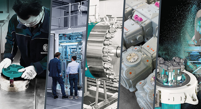 Fotocollage Elektrolyseure und Dampfreformierer Fotocollage Elektrolyseure und Dampfreformierer