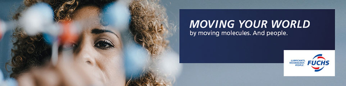 Bildcollage Person und Spruch: Moving your world
