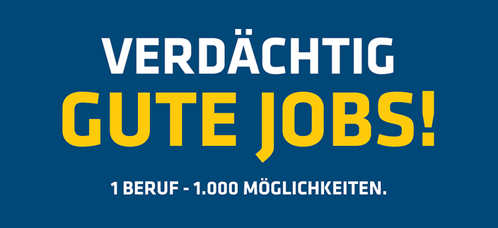 Verdächtig gute Jobs! 1 Beruf – 1.000 Möglichkeiten. Verdächtig gute Jobs! 1 Beruf – 1.000 Möglichkeiten.