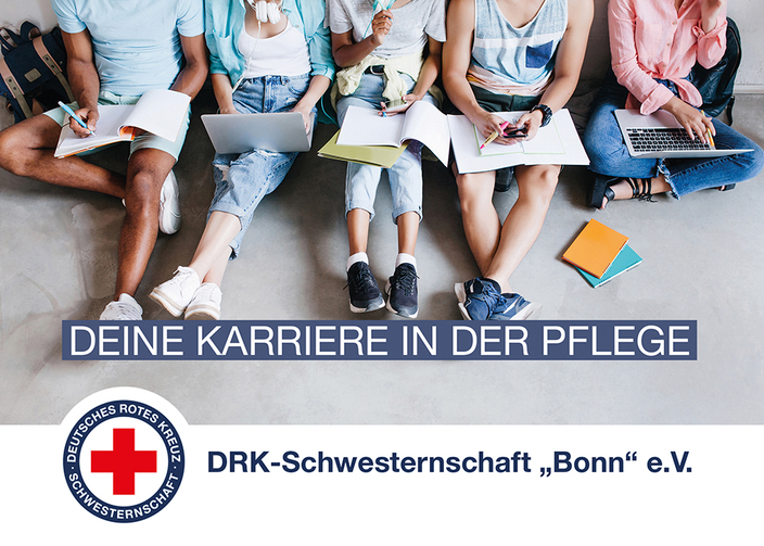 Kampagnenbild DEINE KARRIERE IN DER PFLEGE DRK-Schwesternschaft "Bonn" e. V.
