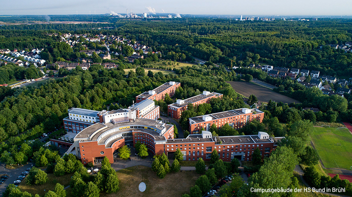 Campusgebäude der HS Bund in Brühl