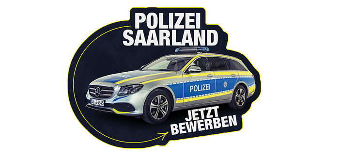 Bild-Text-Komposition: Polizeiwagen Bild-Text-Komposition: Polizeiwagen