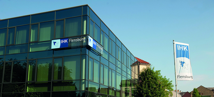 Das Gebäude der Industrie- und Handelskammer zu Flensburg