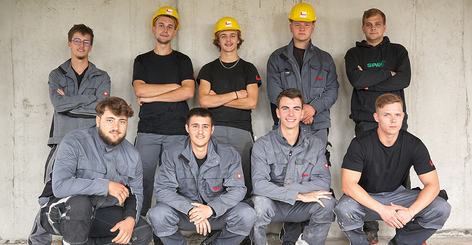 Auszubildende der Adolf Lupp GmbH + Co KG
