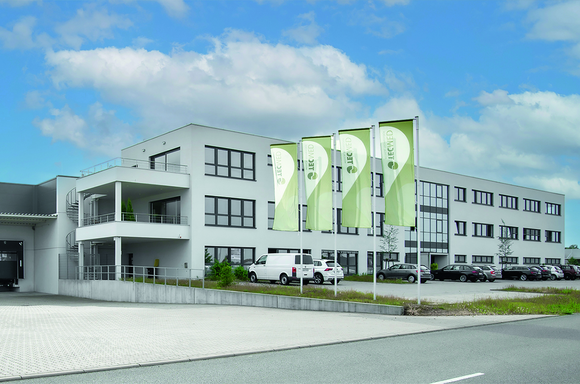 Firmengebäude der TecMed GmbH Aussenansicht Firmengebäude der TecMed GmbH Aussenansicht