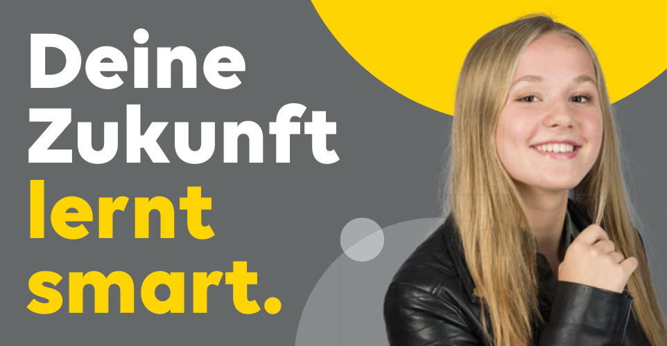 Auszubildende der EWE NETZ GmbH , Bildaufschrift: Deine Zukunft lernt smart.