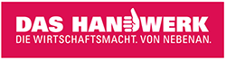 Logo DAS HANDWERK Die Wirtschaftsmacht. Von nebenan.