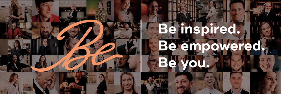 Ausbildungskampagne Marriott International, Bildaufschrift: Be inspired. Be empowered. Be you.