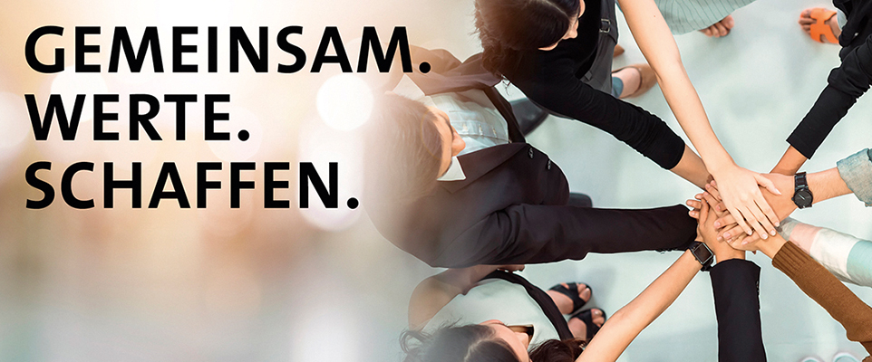 Gemeinsam. Werte. Schaffen.