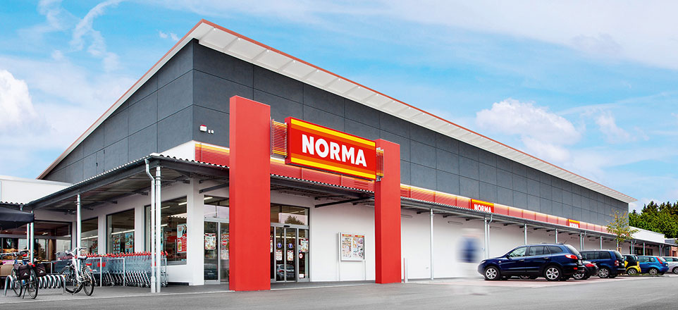Bild einer NORMA Filiale. Bild einer NORMA Filiale.