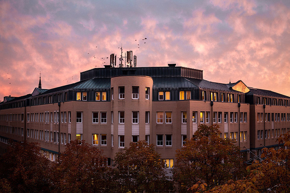 Hauptgebäude des Präsidiums Technik, Logistik, Service der Polizei Hauptgebäude des Präsidiums Technik, Logistik, Service der Polizei