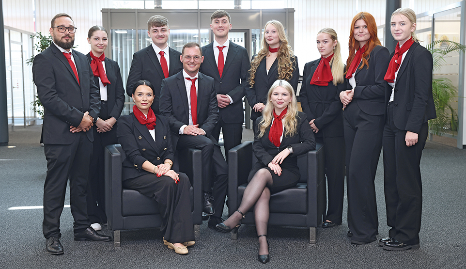 Gruppenbild Azubis Saalesparkasse Halle 