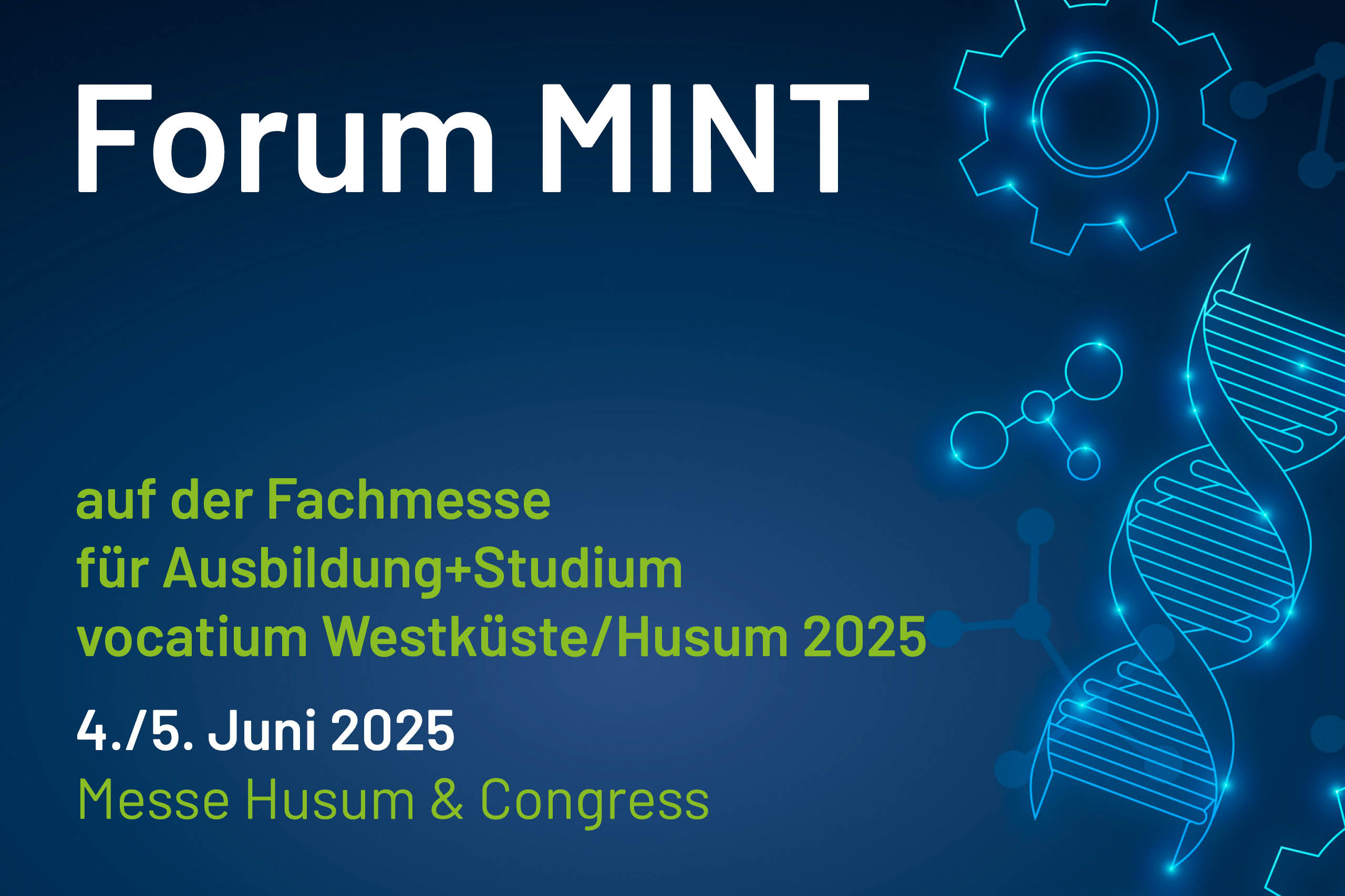 Daten und Fakten zum Forum MINT auf der vocatium Westküste/Husum Daten und Fakten zum Forum MINT auf der vocatium Westküste/Husum